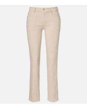 7 For All Mankind Jeans Anchos Lotta De Tiro Medio - Neutro