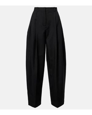 Jacquemus Pantaloni A Gamba Larga - Nero