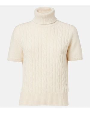 Loro Piana Rollkragenpullover Jubilee Aus Kaschmir - Weiß