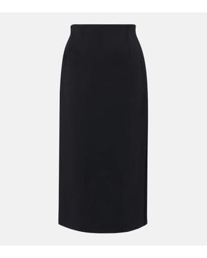 Max Mara Gonna A Tubino Pece - Nero