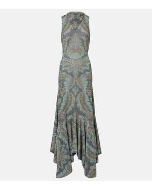 Etro Paisley Gown - Gray