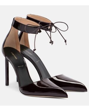 Tom Ford Pumps Aus Lackleder - Schwarz