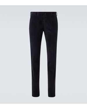 Slowear Chinohose Aus Baumwoll-Cord - Blau