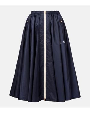 Prada Re-Nylon Midi Skirt - Blue