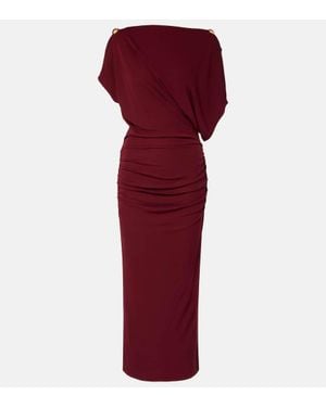 Altuzarra Abito Lungo Brina - Rosso