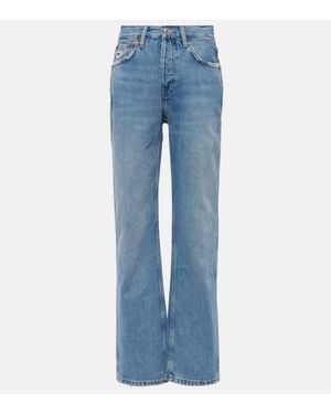 RE/DONE Jeans Regular A Vita Alta - Blu