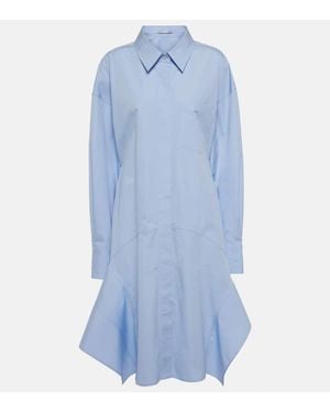 Stella McCartney Cotton Shirt Dress - Blue