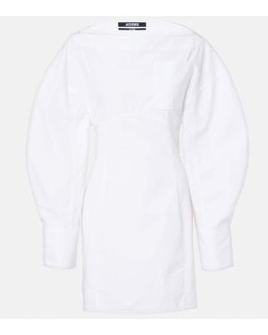 Jacquemus Abito Corto Chemise - Bianco