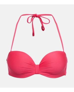 Max Mara Asia Bandeau Bikini Top - Red