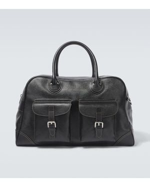 Brunello Cucinelli Weekender Aus Leder - Schwarz