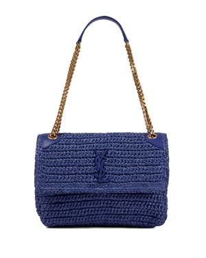 Saint Laurent Schultertasche Niki Medium - Blau