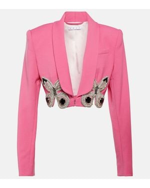 Area Blazer Cropped - Rosa