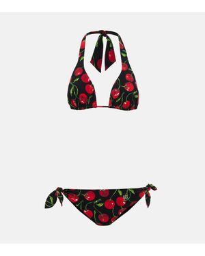Dolce & Gabbana Bedruckter Bikini - Rot