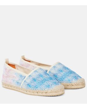 Missoni Zigzag Ombre Espadrilles - Blue