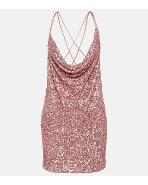 ROTATE BIRGER CHRISTENSEN Bridal Minikleid Grace Mit Pailletten - Rot