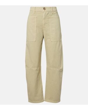 Velvet Pantaloni Barrel Brylie - Neutro