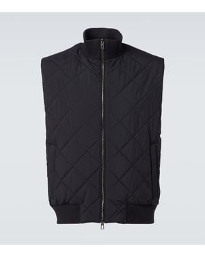 Loro Piana Windwish Storm Quilted Vest - Blue