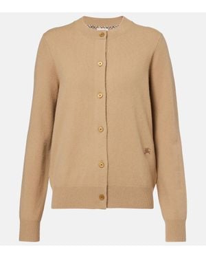 Burberry Cardigan Aus Einem Kaschmirgemisch - Natur