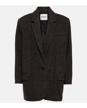 Isabel Marant Cikaito Single-Breasted Wool Blazer - Black