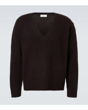 Dries Van Noten Pullover Aus Wolle Und Kaschmir - Schwarz
