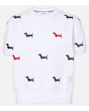 Thom Browne Cotton T-Shirt - White