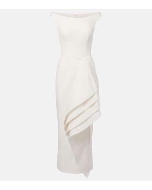 Safiyaa Midikleid Bree - Weiß