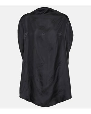 MM6 by Maison Martin Margiela Printed Top - Black