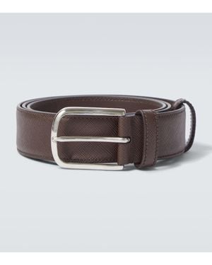 Prada Guertel Aus Saffiano-Leder - Braun