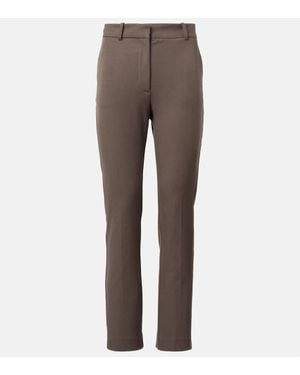 JOSEPH Coleman Slim Pants - Brown