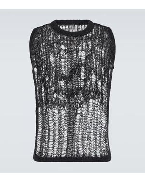 Rick Owens Top Aus Einem Mohairgemisch - Schwarz