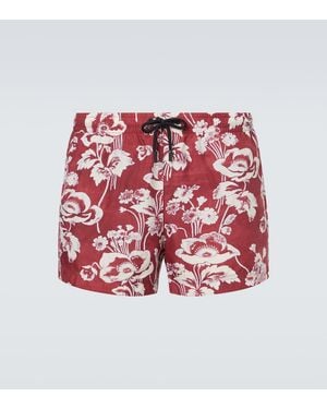 Commas Banador Estampado - Rojo