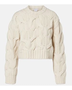 Bottega Veneta Jersey Oversized De Lana - Neutro