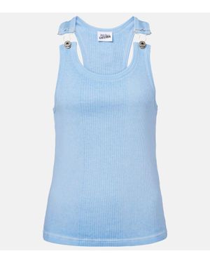 Jean Paul Gaultier Top The Straps Aus Baumwolle - Blau