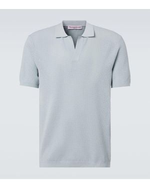 Orlebar Brown Polohemd Roddy Aus Strick - Blau