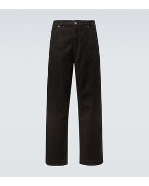 Our Legacy Vast Cut Corduroy Wide-Leg Pants - Black
