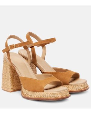 Souliers Martinez Sandali Con Plateau Gracia - Marrone