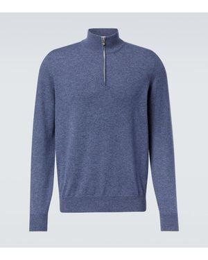 Brunello Cucinelli Pullover Aus Kaschmir - Blau