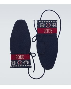 Bode Faeustlinge Aus Alpakawolle - Blau