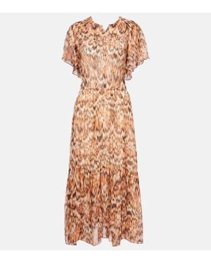 Isabel Marant Abito Midi Odelia - Arancione