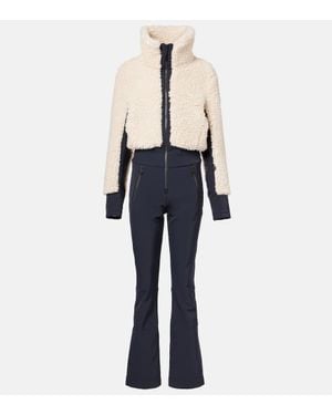 Toni Sailer Skianzug Eva Special Mit Faux Shearling - Blau