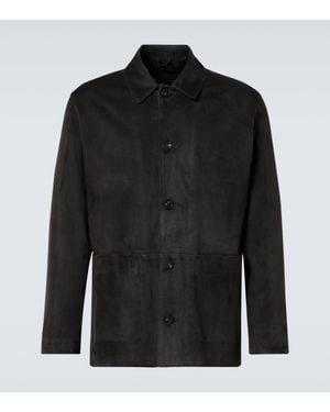 Saman Amel Suede Blouson - Black