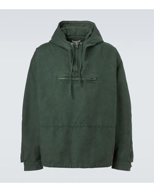 JW Anderson Sweat-Shirt A Capuche En Coton - Vert