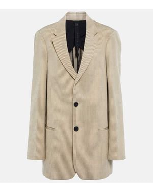 Petar Petrov Blazer Isaac En Mezcla De Algodon - Neutro