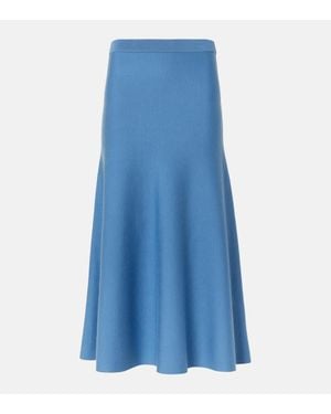 Gabriela Hearst Gonna Midi Freddie - Blu