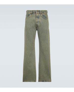 Acne Studios Mid-Rise Wide-Leg Jeans - Grün