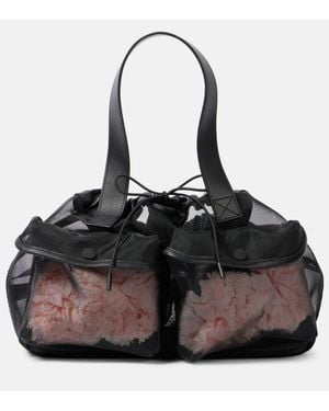 Simone Rocha Borsa Carnation Pocket Con Pelle - Nero