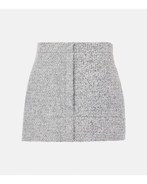 Proenza Schouler Label Elise Boucle Miniskirt - Grey