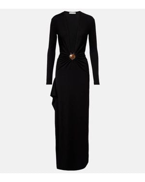 Christopher Esber Maxikleid Aus Jersey - Schwarz
