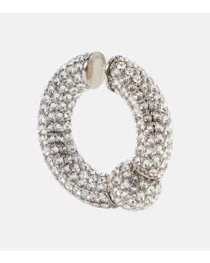 Balenciaga Einzelner Ear Cuff Mit Kristallen - Mettallic