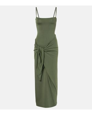 SIR. Maxikleid Yolanda Tie - Grün